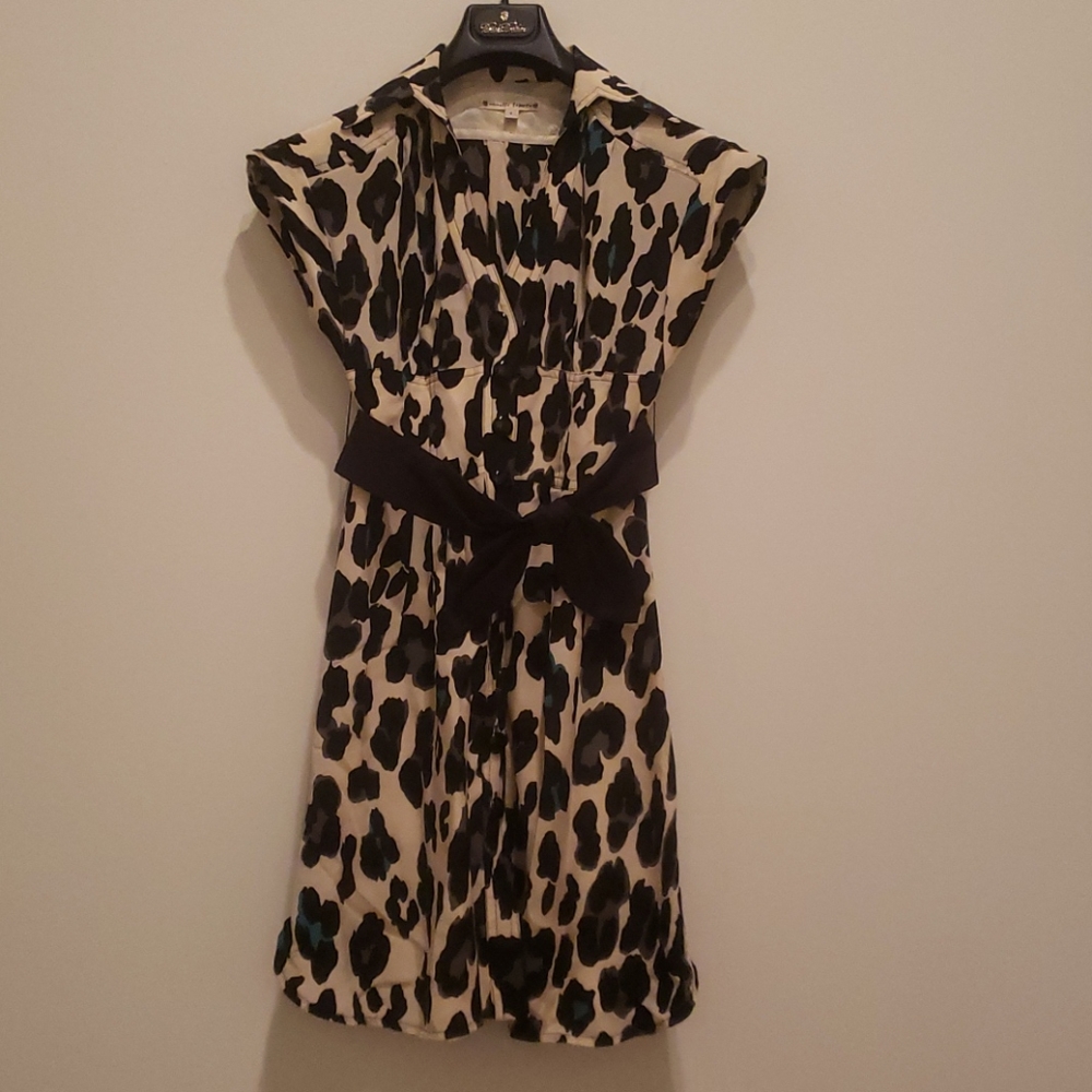 Leopard Print Silk Nanette Lepore Dress